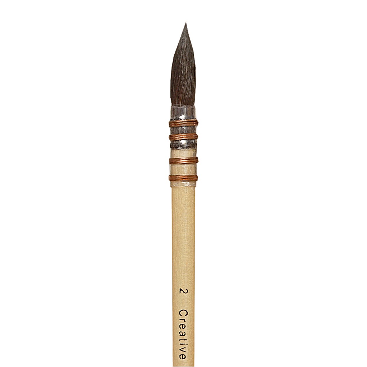 Creative Mark Harmony Blue Squirrel Quill Watercolor Brushes - Professional Watercolor Brushes for Artists - Handcrafted Full Bellied Watercolor Quill Paint Brush, Balanced Wood Handle
